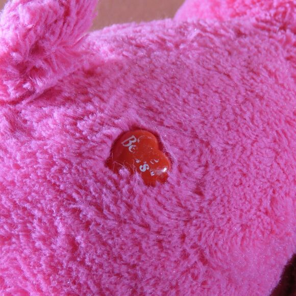 Build A Bear BAB Care Bears Cheer Hot Pink Plush Rainbow Stuffed Animal 17" - Picture 8 of 16